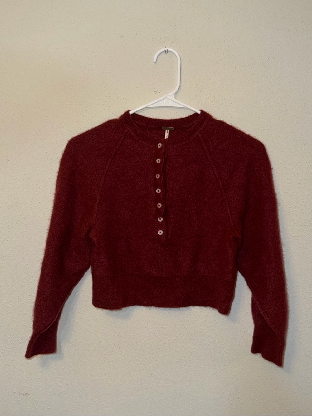 Free People Cropped Sweater